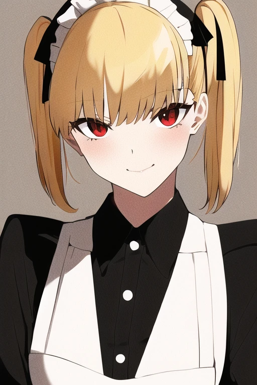 [NovelAI] cool cool maid outfit twin tails woman [Illustration]